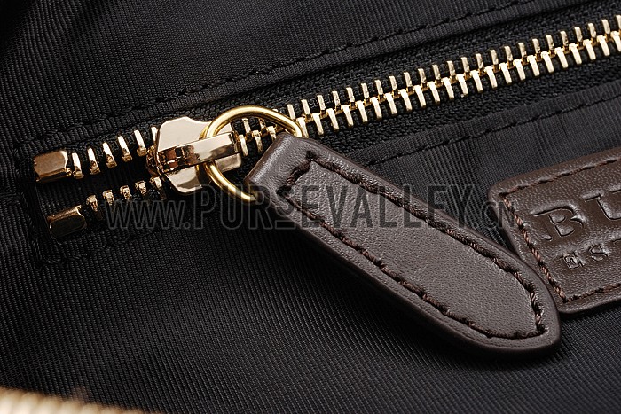 Burberry Blaze Haymarket Satchel Brown 607794