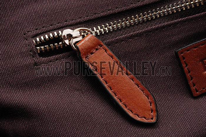 Burberry Small Haymarket Check Tote Bag Brown 607795