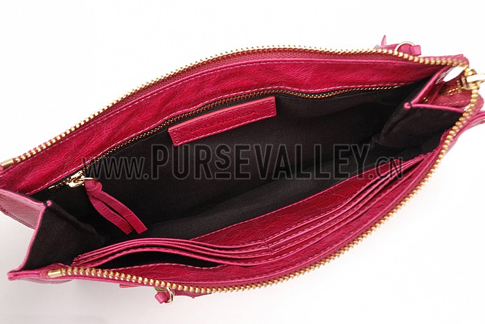 Balenciaga Clutch Rubisse With Gold Hardware 607840