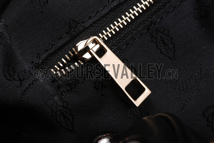 Gucci Babouska Studded Boston Bag Black