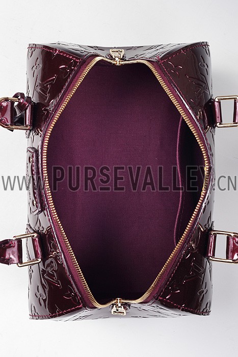 Louis Vuitton Monogram Vernis Montana Plum (Dark Red) 607369