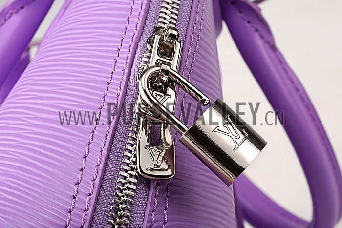 Louis Vuitton Alma BB Purple Epi Leather 607506