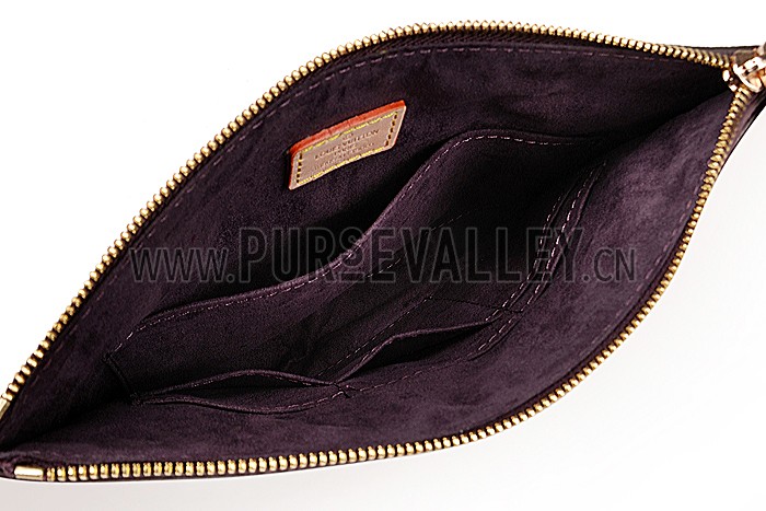 Louis Vuitton Monogram Canvas Pochette Pallas Purple 607524