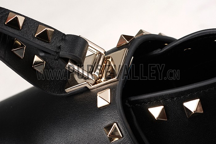 Valentino Rockstud Shoulder Bag Black 607531
