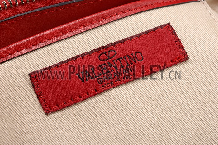 Valentino Rockstud Shoulder Bag Red 607536