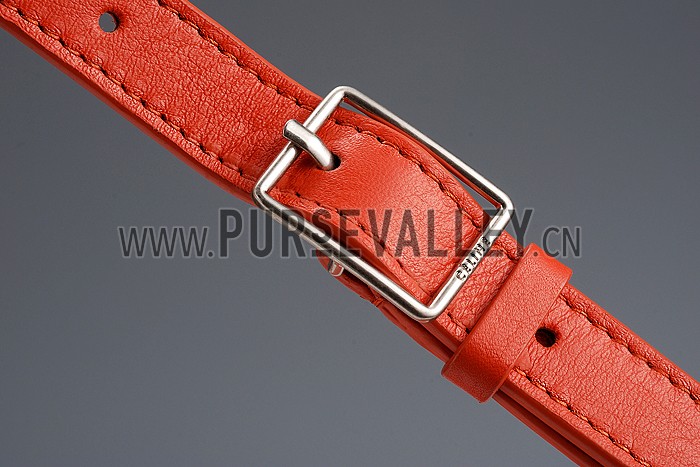 Celine Trotteur Bag Soft Leather Orange 608238