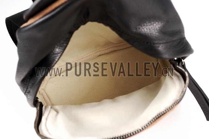 Burberry Man Single Strap Canvas Check Backpack Black 608271