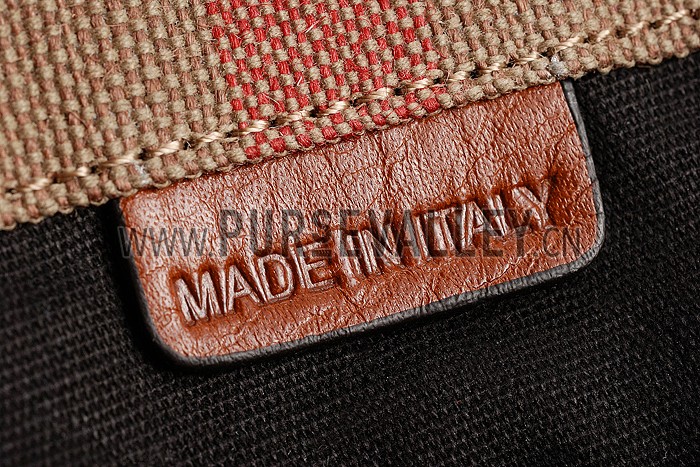 Burberry Man Canvas Check Backpack Saddle Brown 608273