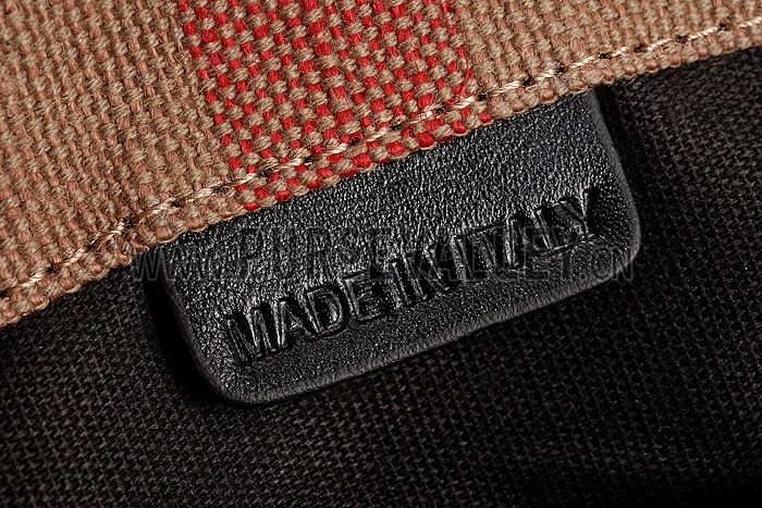 Burberry Man Canvas Check Backpack Saddle Black 608274