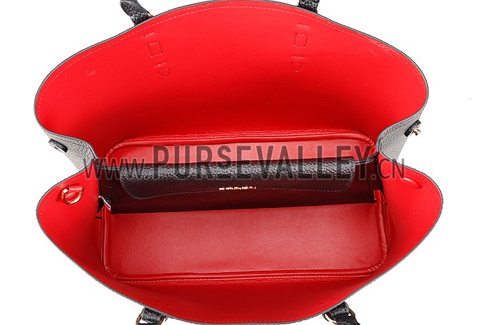 Prada Saffiano Soft Double Bag Black