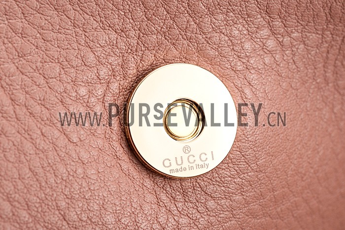 Gucci Soho Studded Shoulder Bag Light Pink