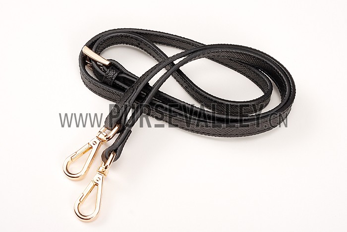 Prada Saffiano Double Tote Black