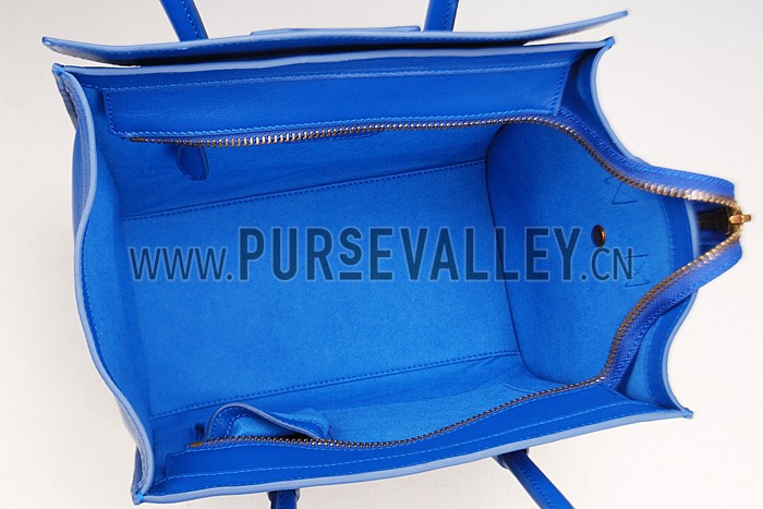 Celine Micro Luggage Blue