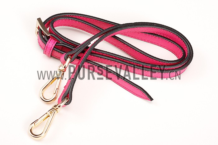 Prada Saffiano Double Tote Rose Pink