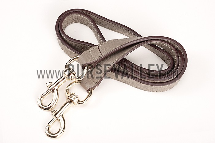 Gucci GG Classic Top Handle Leather Bag Grey