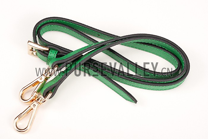 Prada Saffiano Double Tote Green