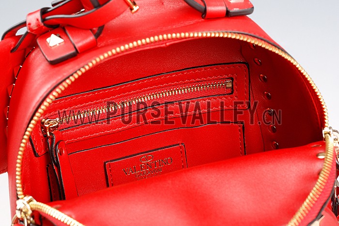Valentino RockStud Red Backpack