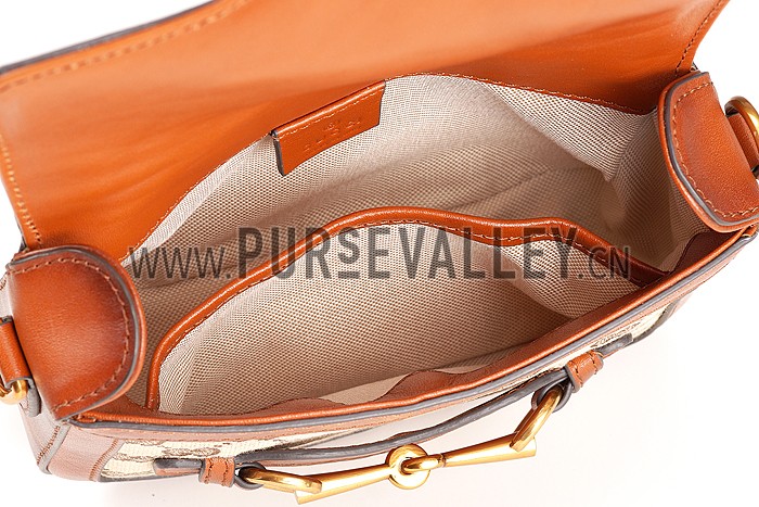 Gucci Lady Web GG Small Canvas Bag Tan