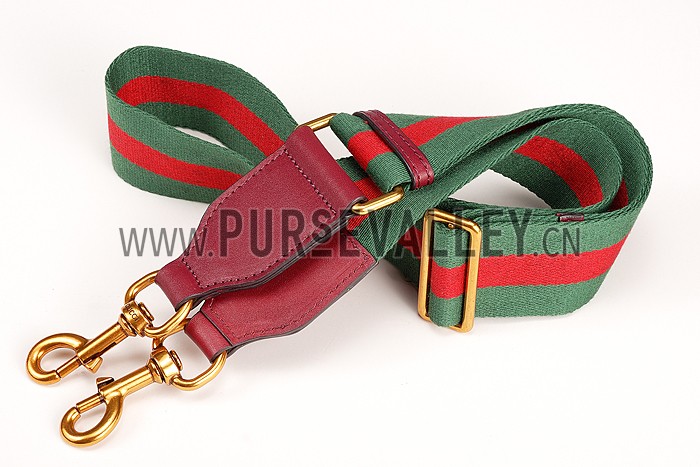 Gucci Lady Web GG Canvas Boston Bag Dark Red