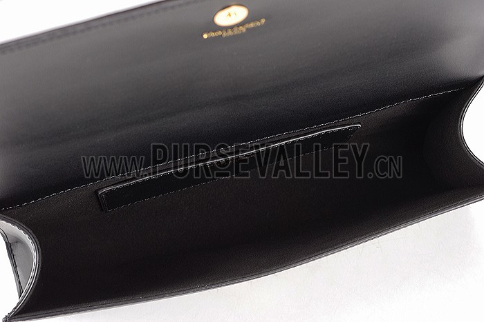 Saint Laurent Classic Monogram Clutch Black 608321