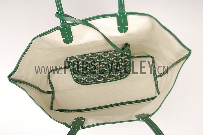 Goyard St Louis Tote Green