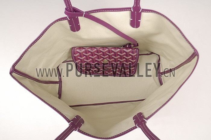 Goyard St Louis Tote Plum