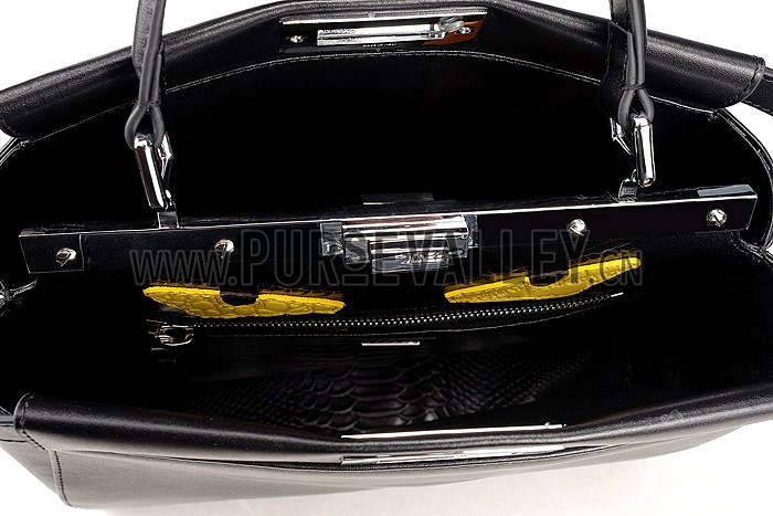 Fendi Peekaboo Medium Black Bag