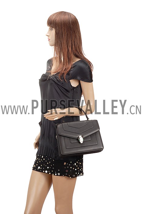 Bvlgari Serpenti Forever Bag Black