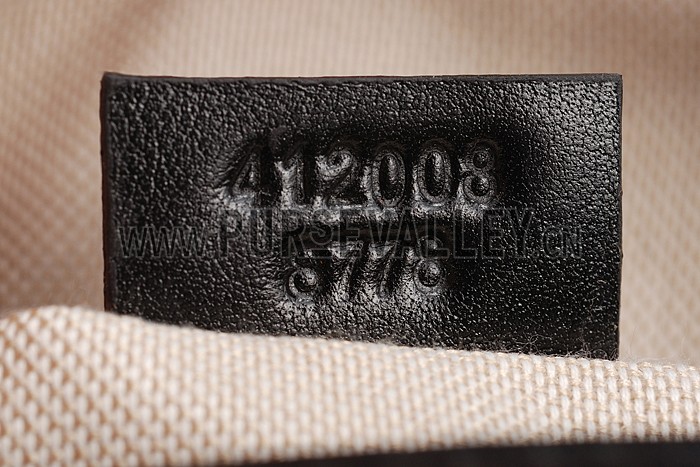 Gucci Bee Detail Black Leather Bag