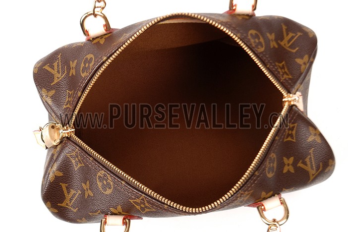 Louis Vuitton Monogram Speedy 30 Bag With Chain Shoulder Strap