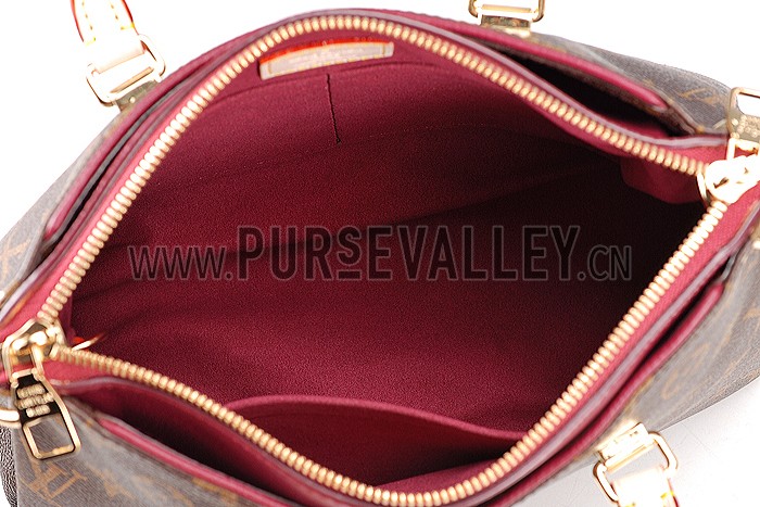Louis Vuitton Monogram Pallas BB Dark Red PM Bag