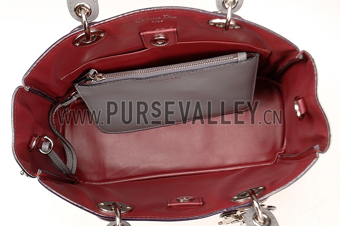 Diorissimo Medium Pink And Grey City Bag