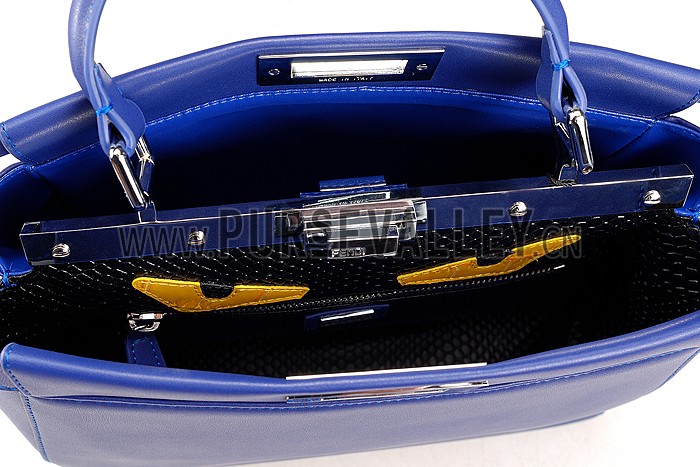 Fendi Peekaboo Medium Blue Bag
