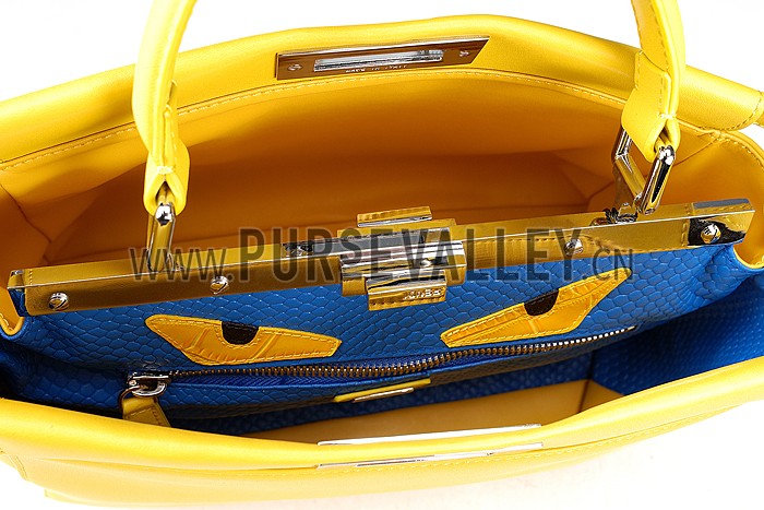 Fendi Peekaboo Medium Yellow Bag