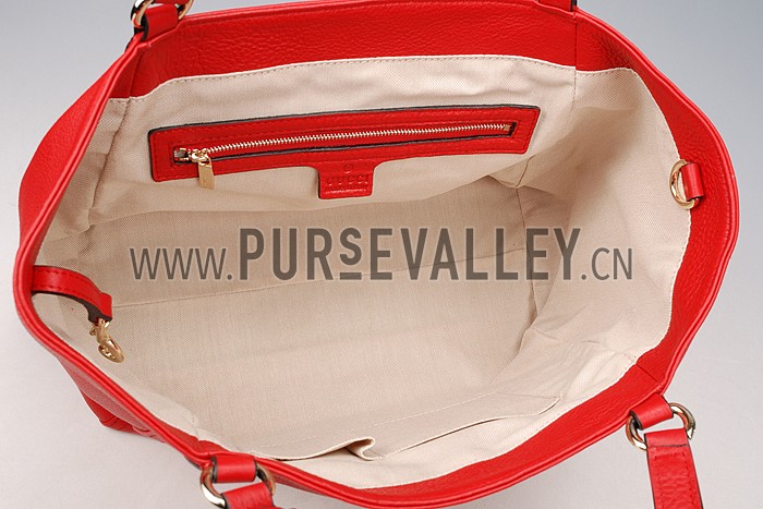 Gucci Soho Top Handle Bag Red
