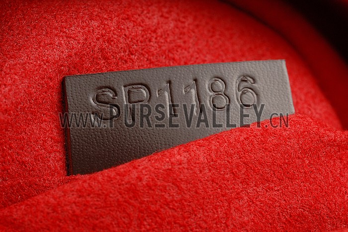 Louis Vuitton Cassa Tote PM Damier Ebene Canvas Red