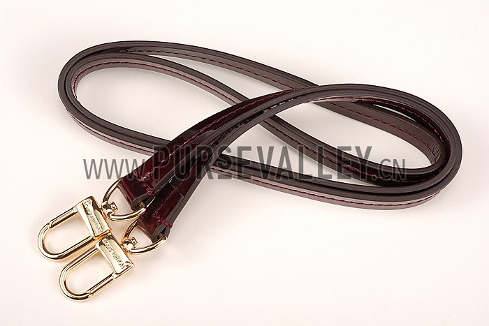 Louis Vuitton Brea Monogram Vernis PM Bag Dark Red