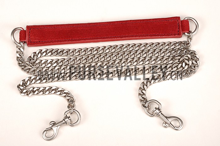 Saint Laurent College Matelasse Medium Fringed Suede Bag Red