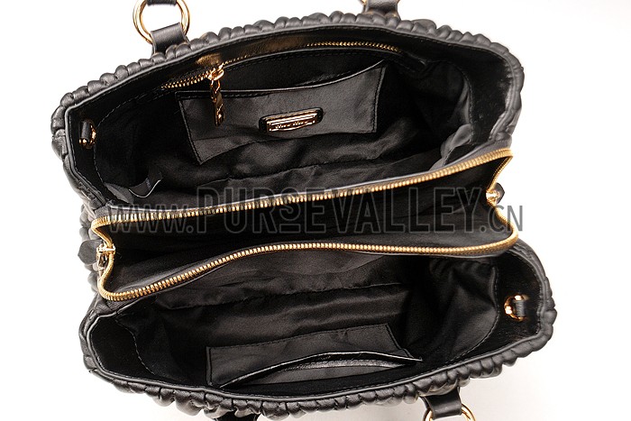 Miu Miu Matelasse Tote Black