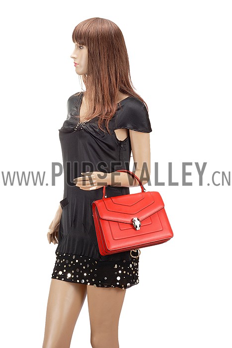 Bvlgari Serpenti Forever Bag Red