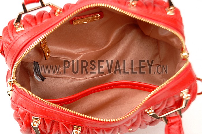 Miu Miu Top Handle Red