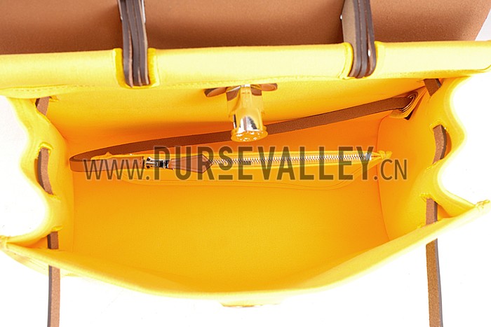 Hermes Herbag Yellow