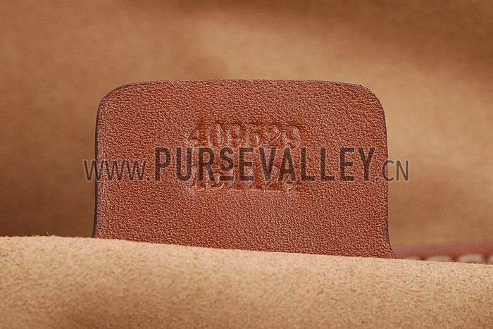 Gucci Boston Supreme Canvas Shoulder Bag Brown