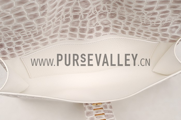 Hermes Medor Crocodile Leather Himalayan Clutch 18926681