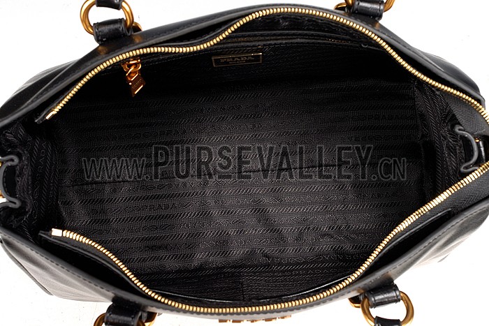 Prada Classic Top Handle Black