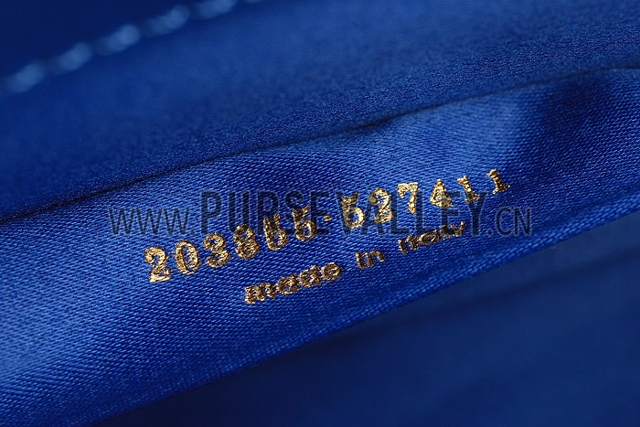 Saint Laurent Belle De Jour Clutch Blue 608311