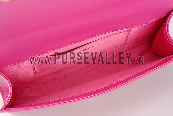 Saint Laurent Belle De Jour Clutch Fuchsia 608313