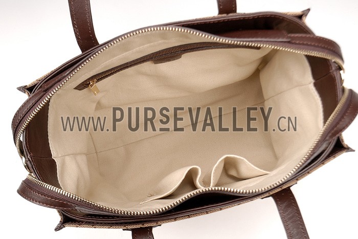 Gucci Ramble Ebony/Brown Tote