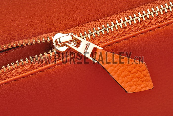 Hermes Stirrup Shoulder Bag Orange 608098