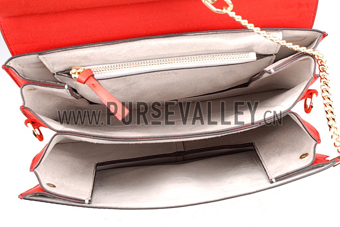 Chloe Faye Red Shoulder Bag